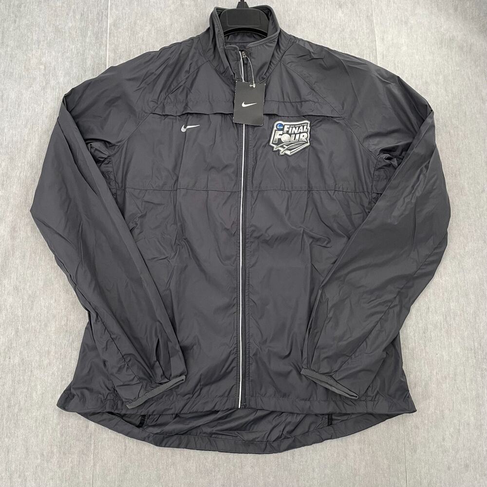 Nike Jacket Womens XL Gray Final Four NCAA Lightweight Windbreaker Running NEW